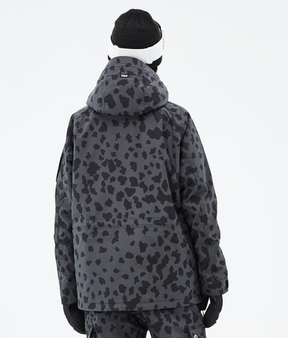 Snowboard Jacket Women Dots Phantom
