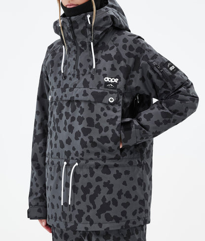 Snowboard Jacket Women Dots Phantom