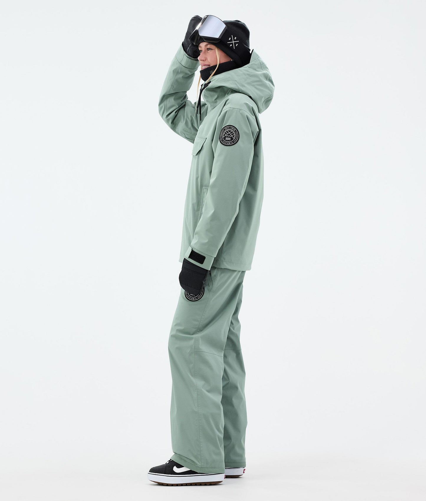 Snowboard Jacket Women Faded Green