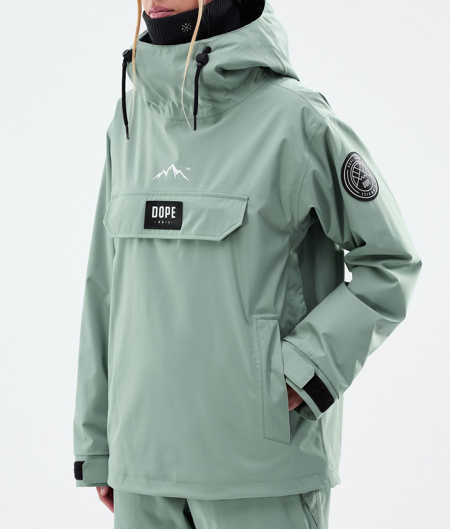 Snowboard Jacket Women Faded Green