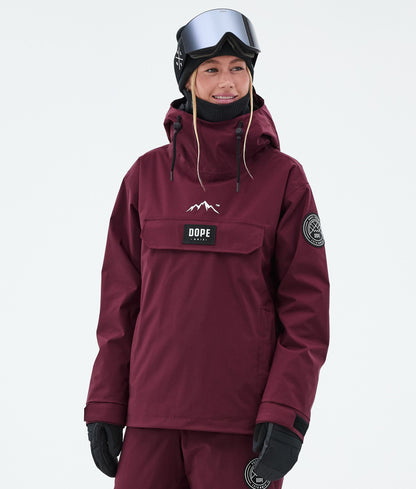 Snowboard Jacket Women Deep Red