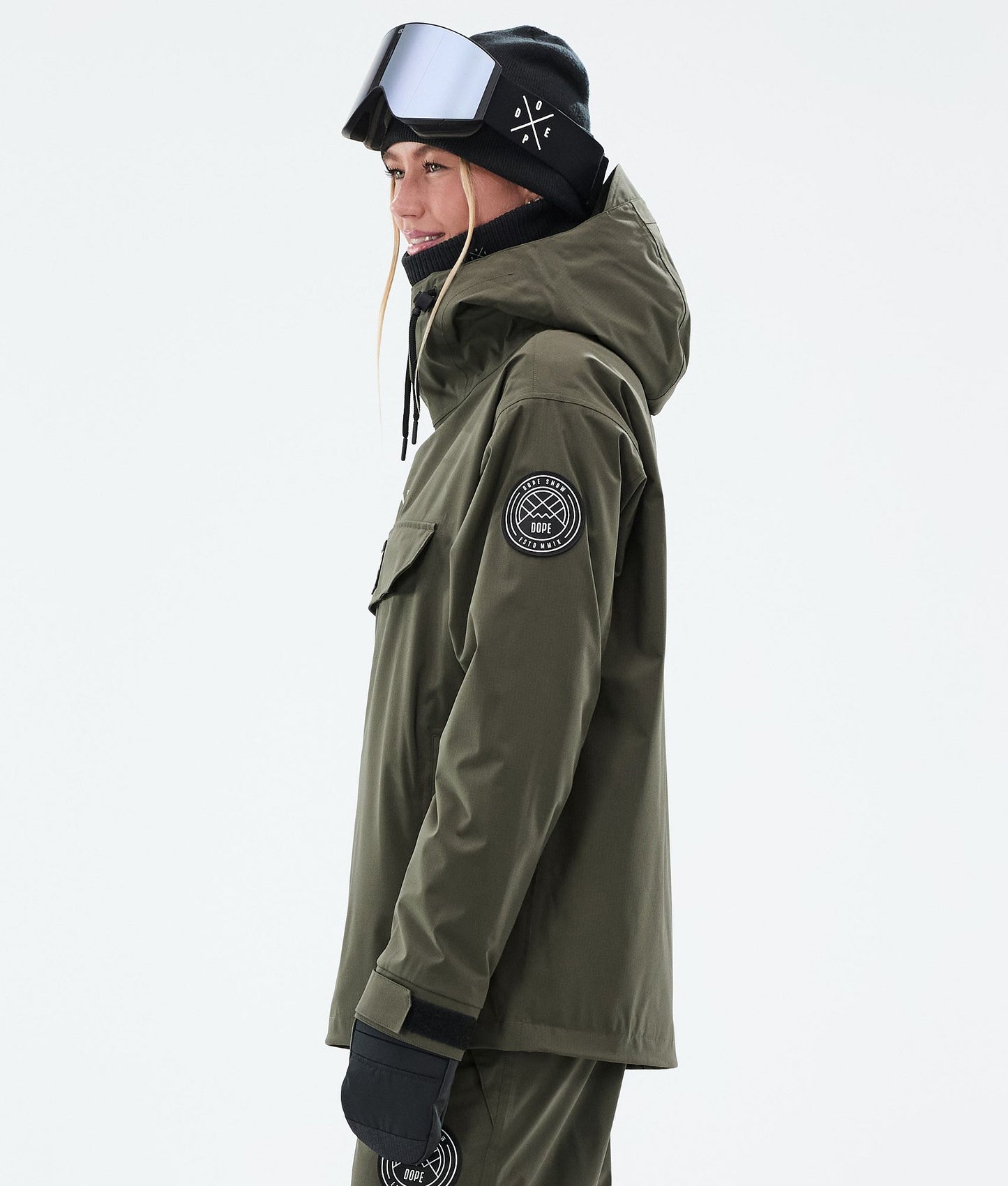 Snowboard Jacket Women Olive Green