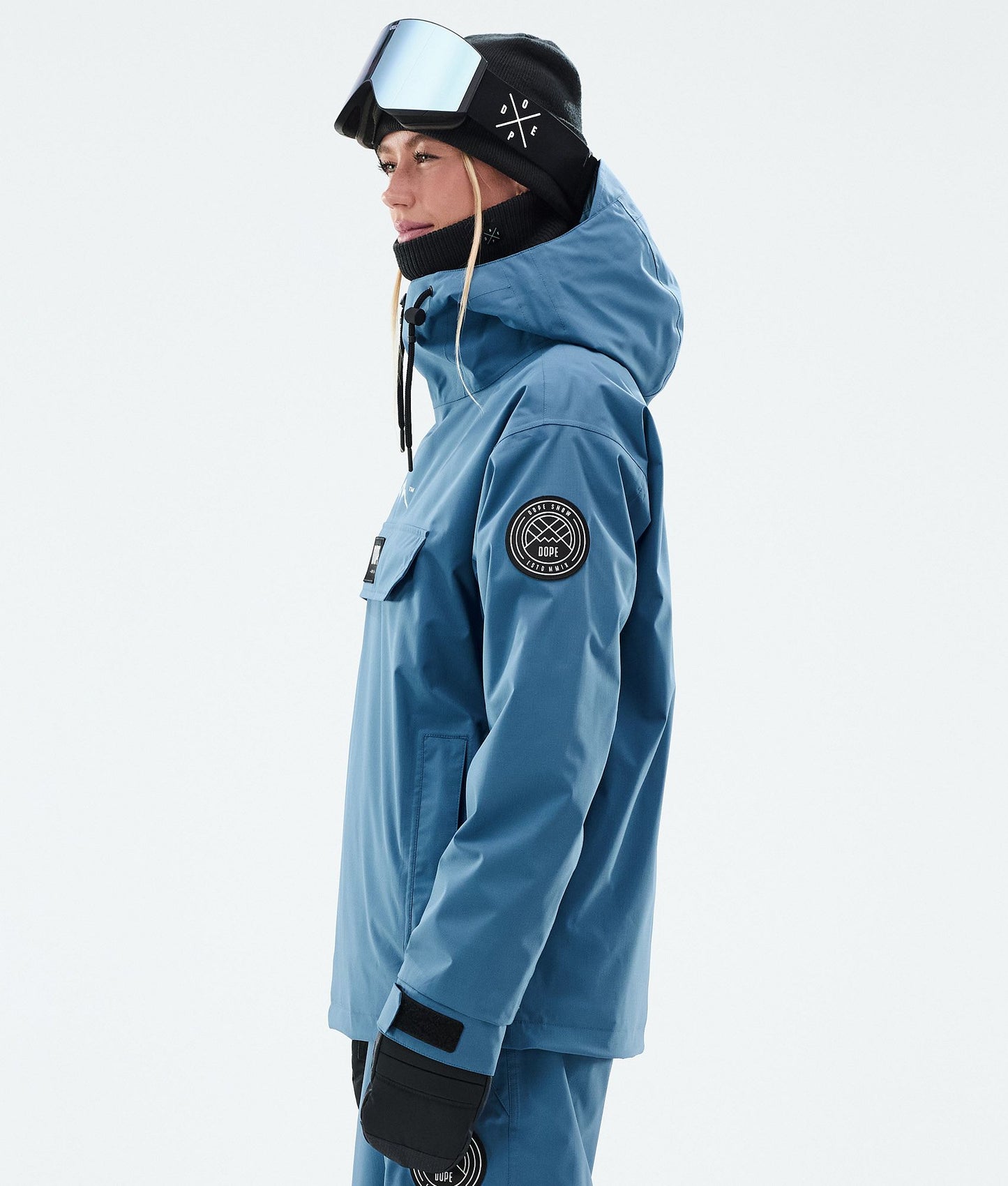 Snowboard Jacket Women Blue Steel