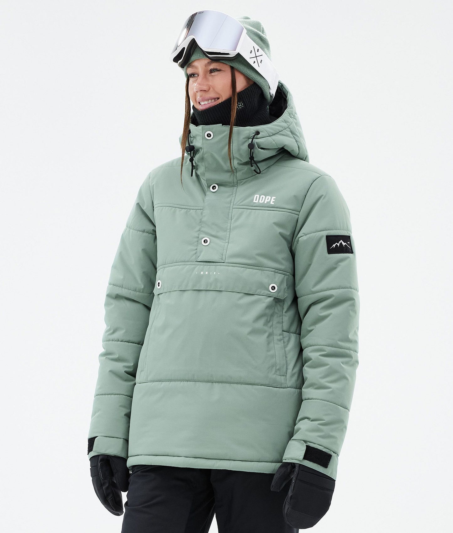 Snowboard Jacket Women Faded Green