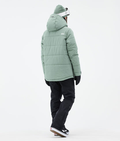 Snowboard Jacket Women Faded Green