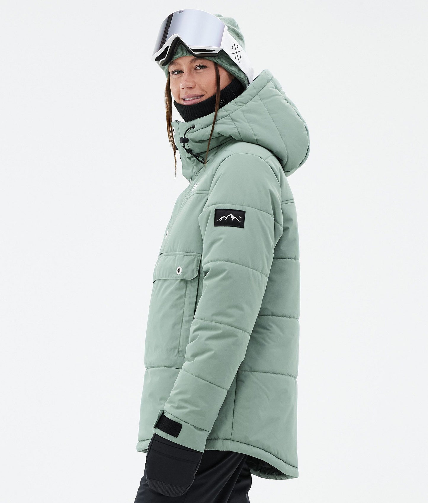 Snowboard Jacket Women Faded Green