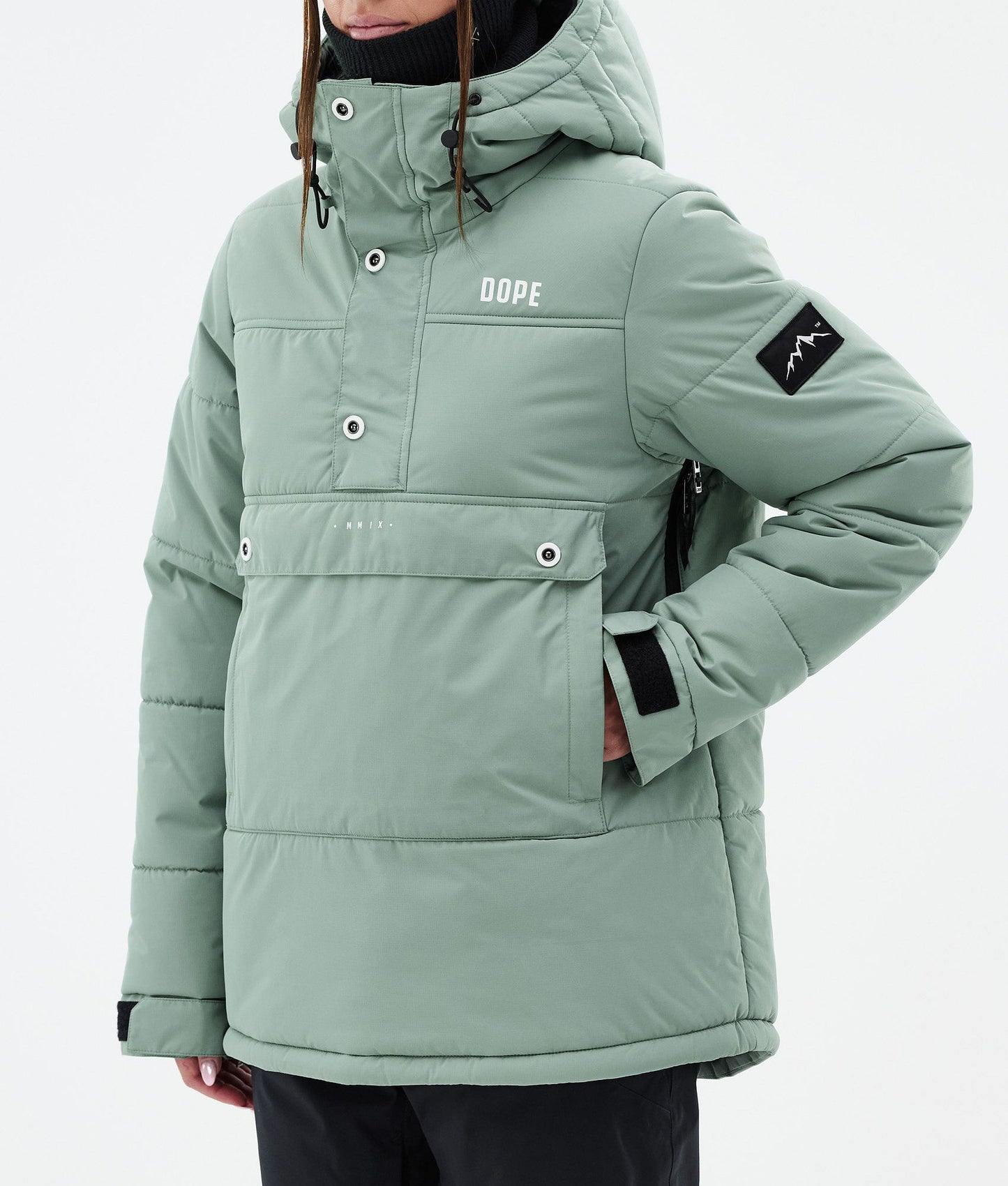 Snowboard Jacket Women Faded Green