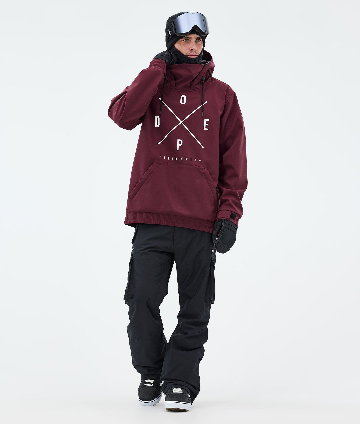 Snowboard Jacket Men 2X-Up Burgundy
