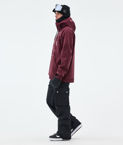 Snowboard Jacket Men 2X-Up Burgundy