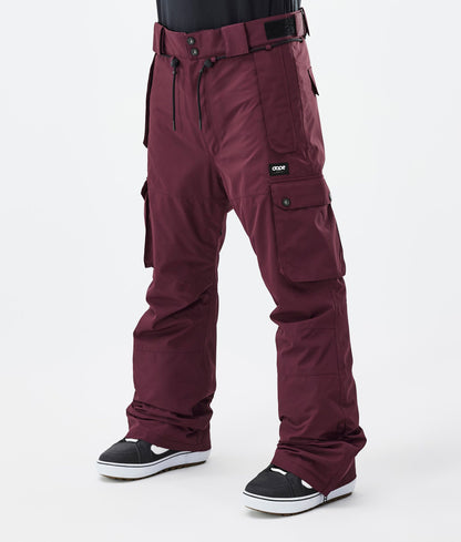 Snowboard Pants Men Burgundy