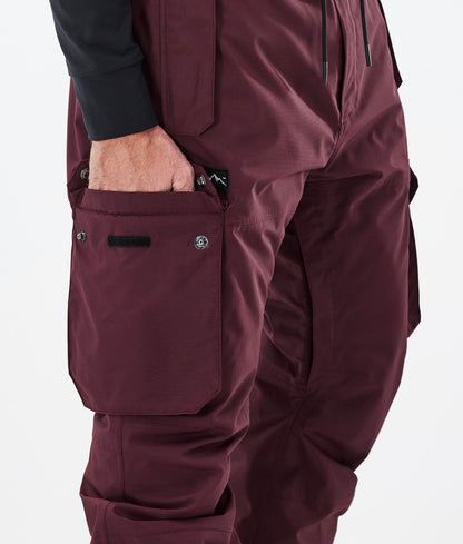 Snowboard Pants Men Don Burgundy