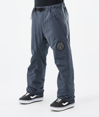 Snowboard Pants Men Metal Blue