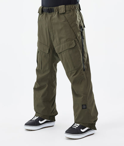 Snowboard Pants Men Olive Green