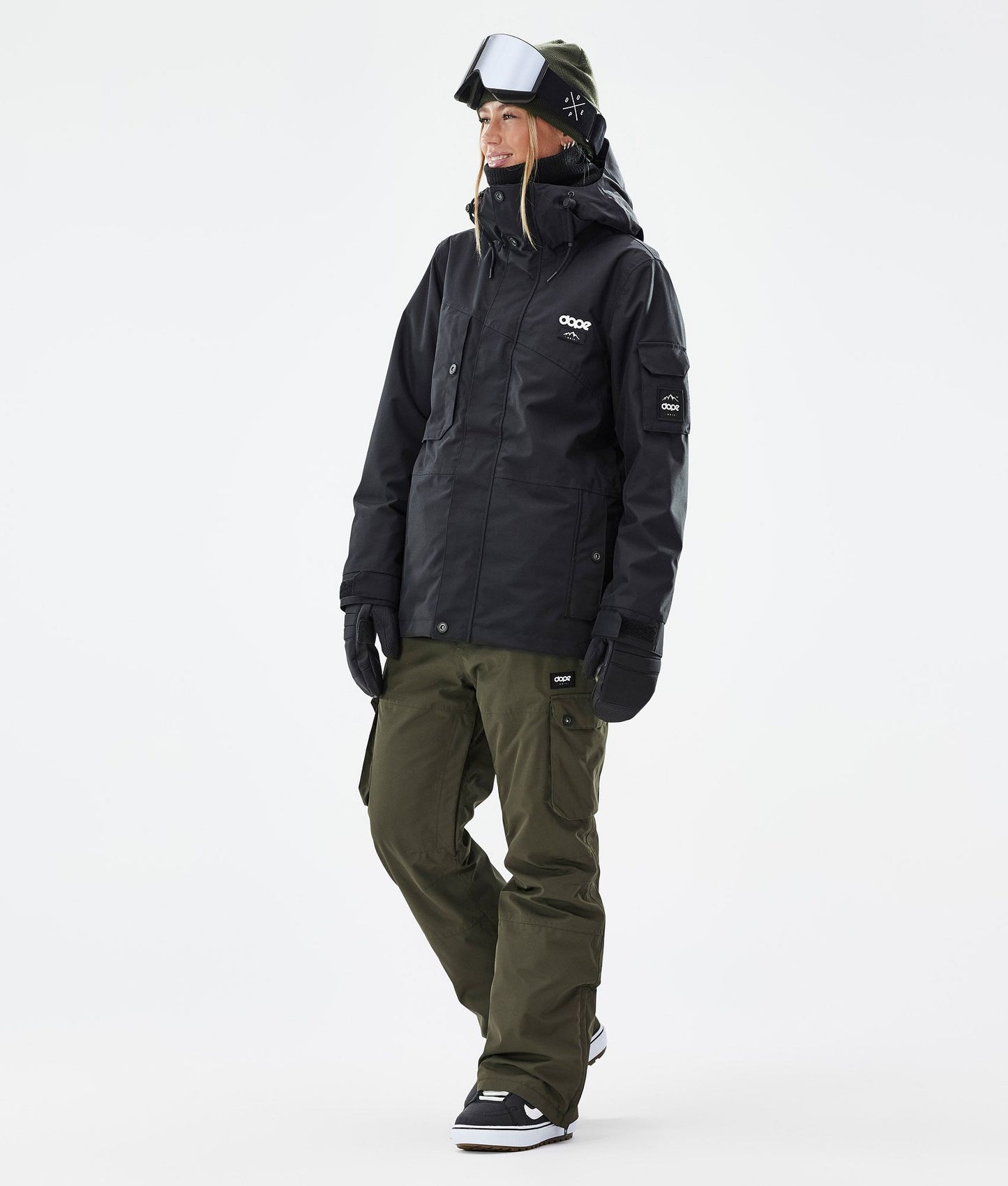 Snowboard Pants Women Olive Green