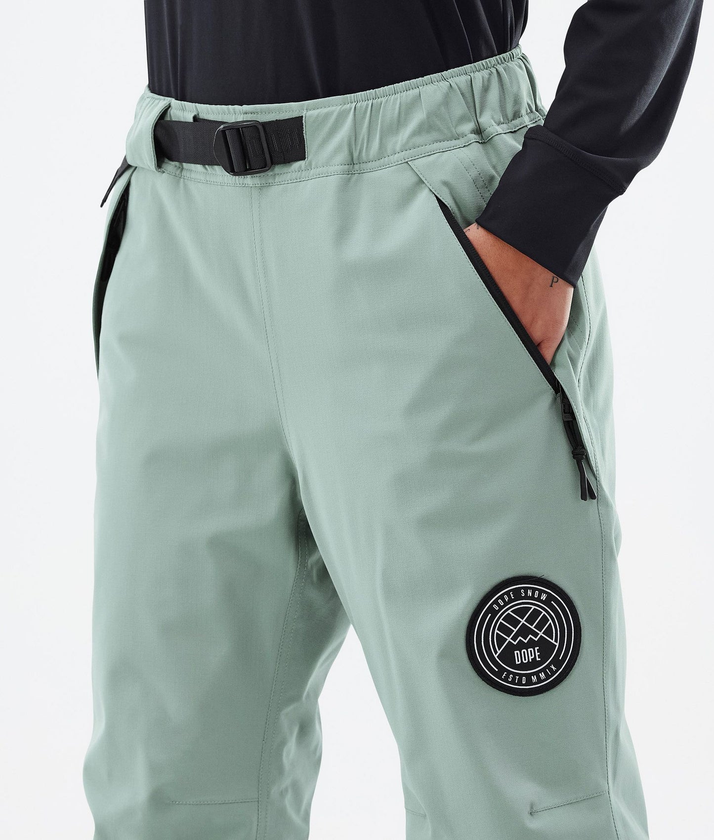 Snowboard Pants Women Faded Green