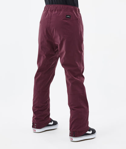 Snowboard Pants Women Burgundy