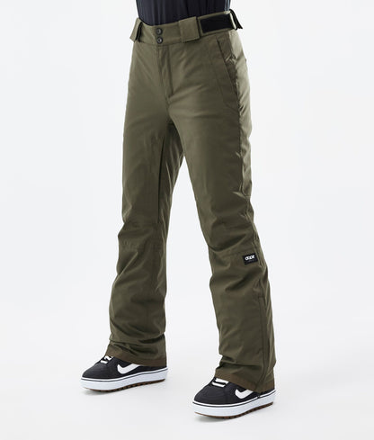 Snowboard Pants Women Soft Green