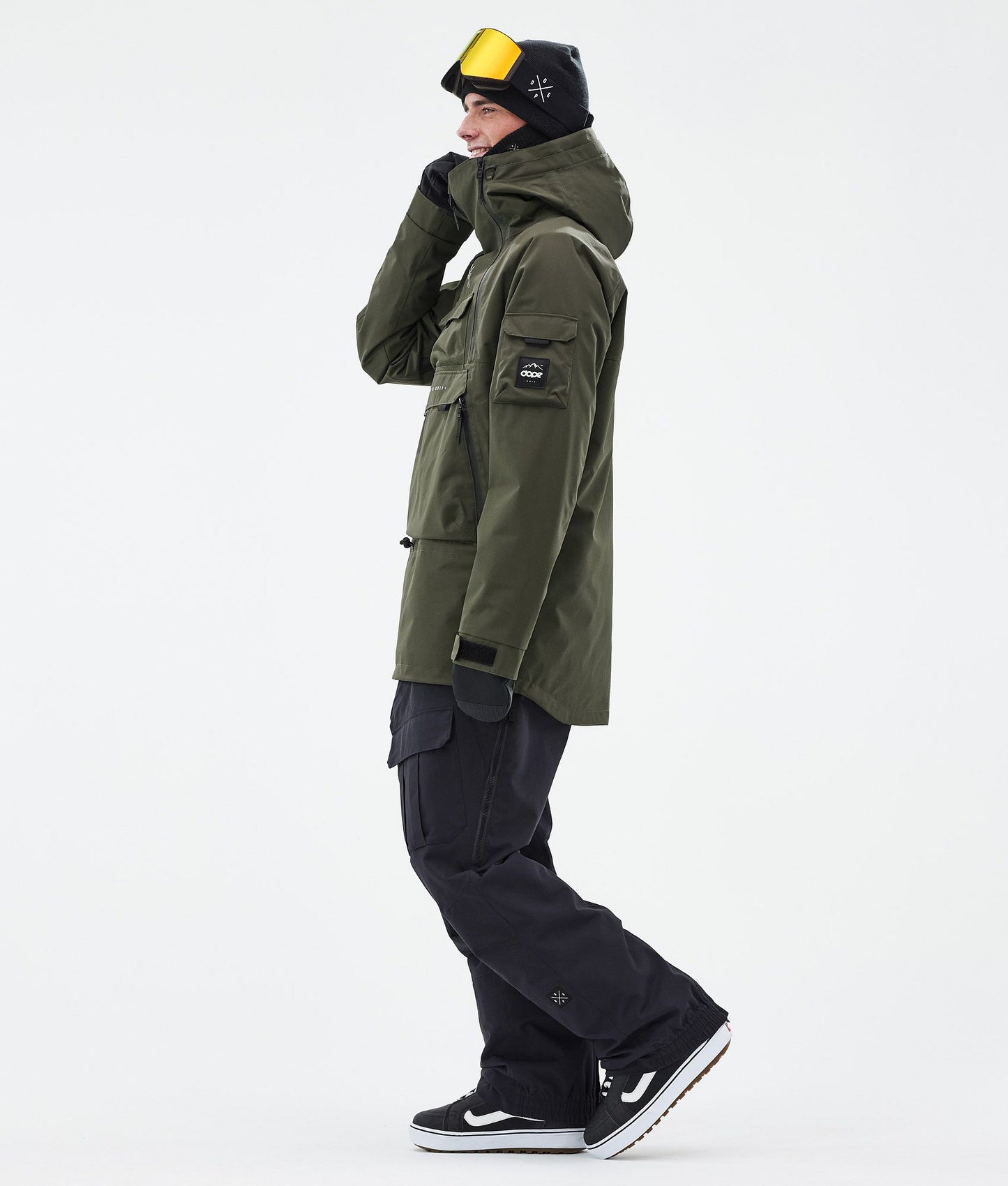 Snowboard Jacket Men Olive Green