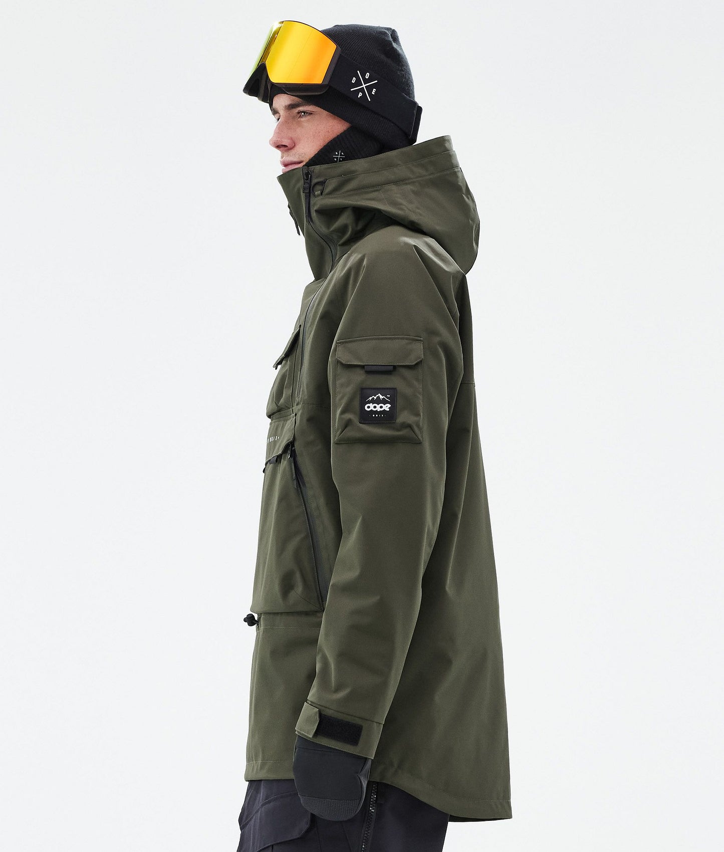 Snowboard Jacket Men Olive Green