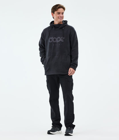 Fleece Hoodie Men Black