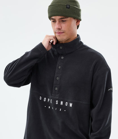Fleece Sweater Men Black