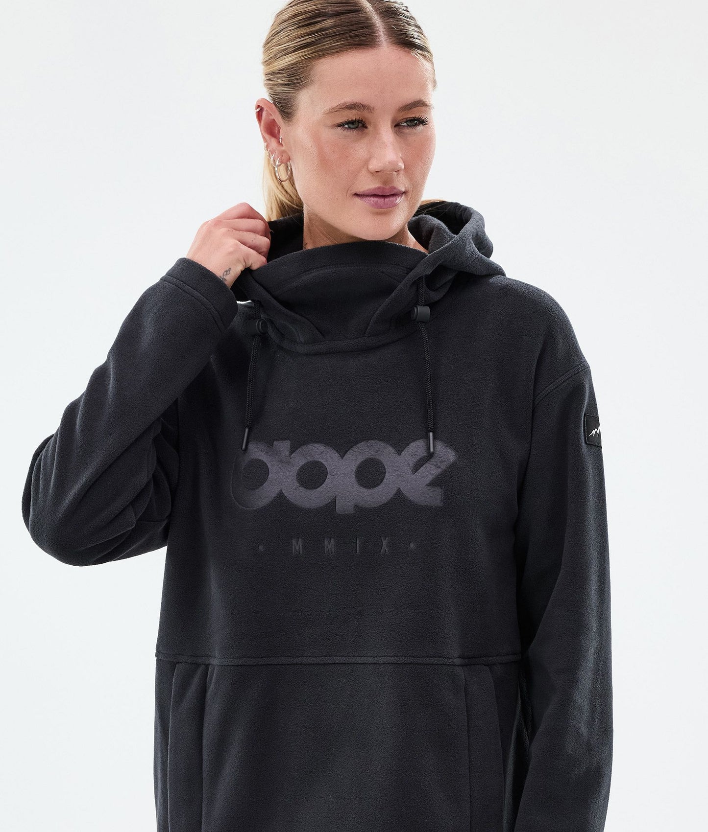 Fleece Hoodie Women Black