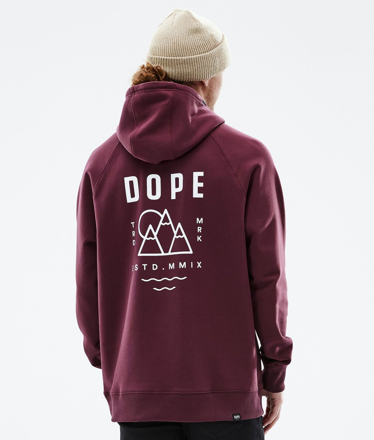 Hoodie Men Summit Burgundy