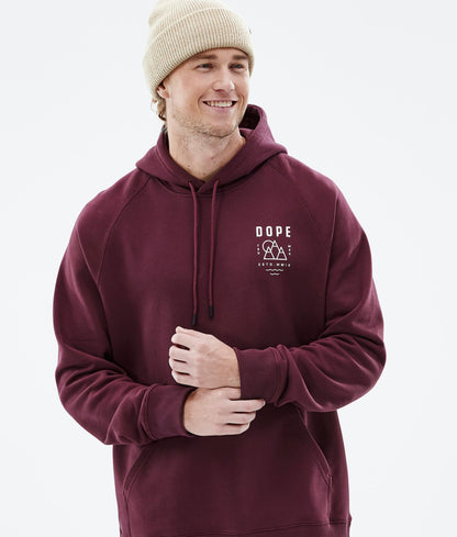 Hoodie Men Summit Burgundy