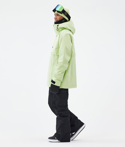 Snowboard Jacket Men Faded Neon