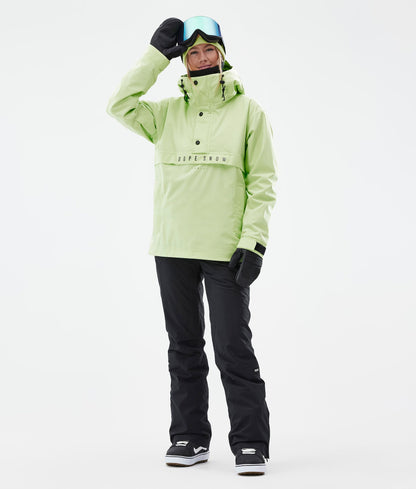 Snowboard Jacket Women Faded Neon
