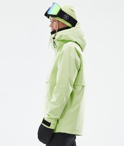 Snowboard Jacket Women Faded Neon