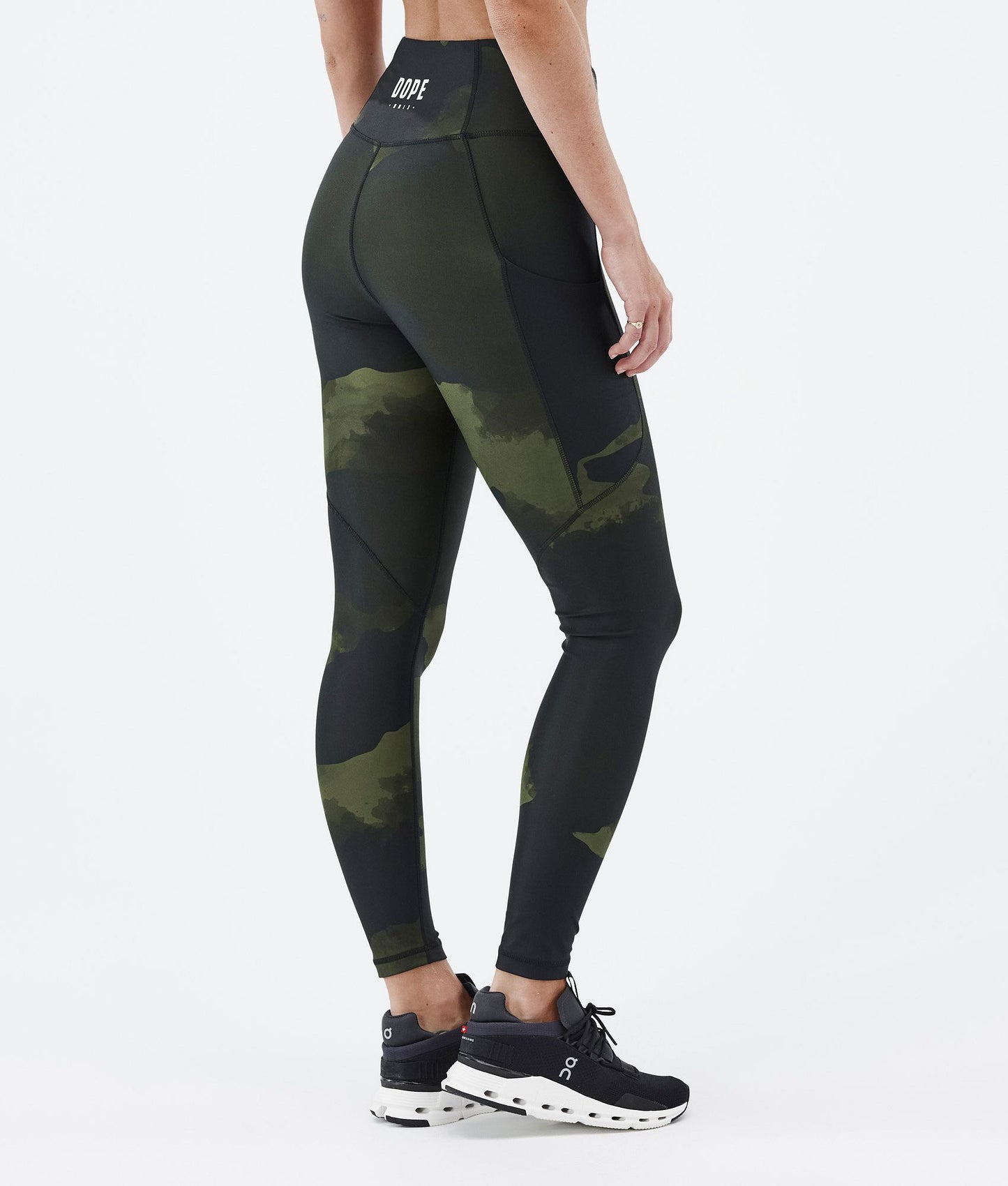 Leggings Women Green Camo