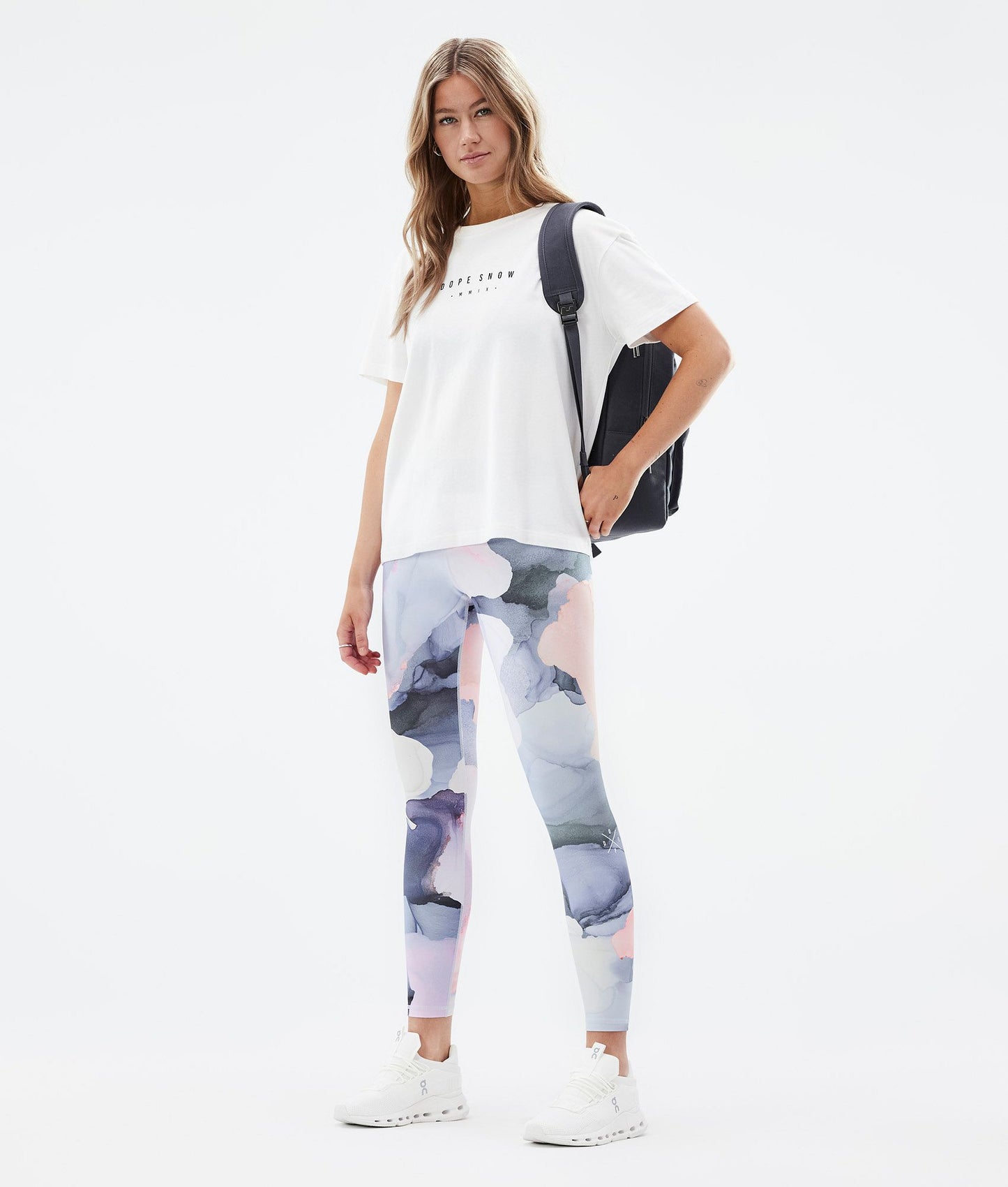 Leggings Women Blot Peach