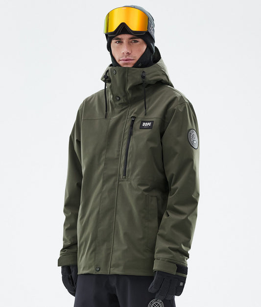 Snowboard Jacket Men Olive Green
