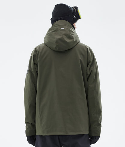 Snowboard Jacket Men Olive Green