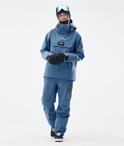 Snowboard Pants Women Blue Steel