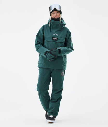 Snowboard Pants Women Bottle Green