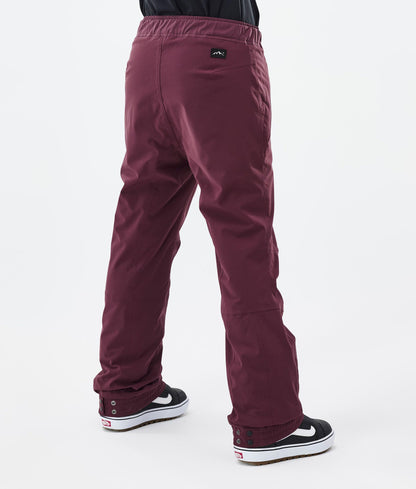 Snowboard Pants Women Burgundy