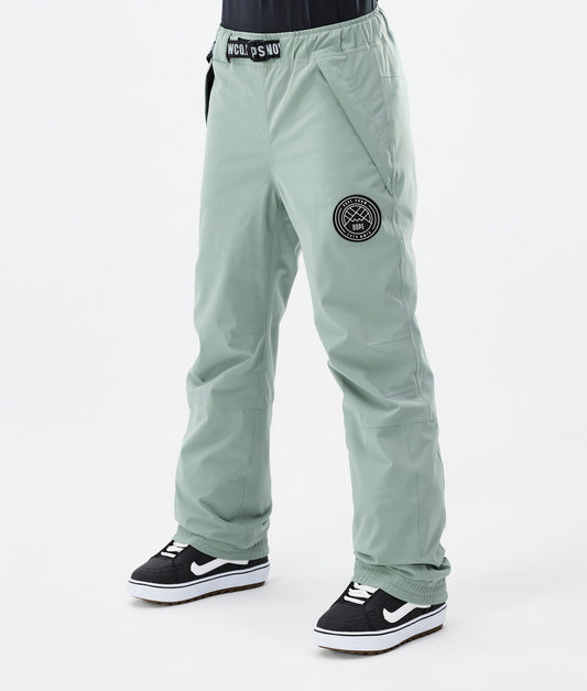 Snowboard Pants Women Faded Green
