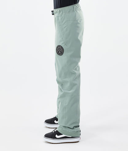 Snowboard Pants Women Faded Green