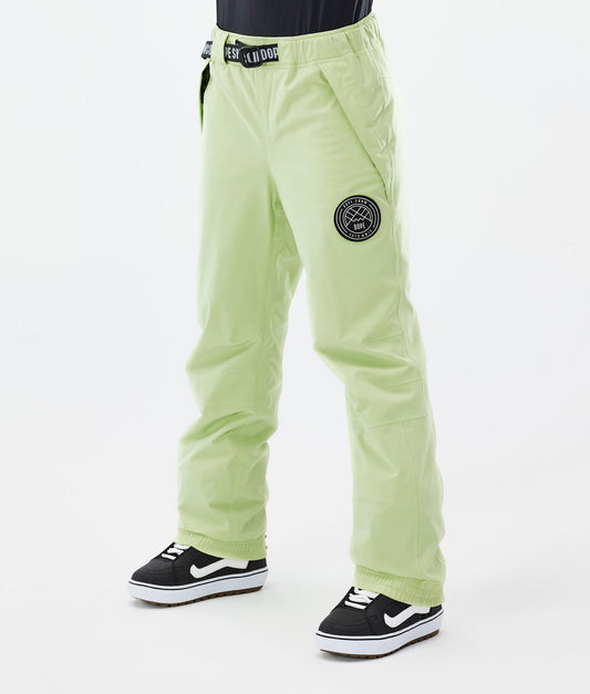 Snowboard Pants Women Faded Neon