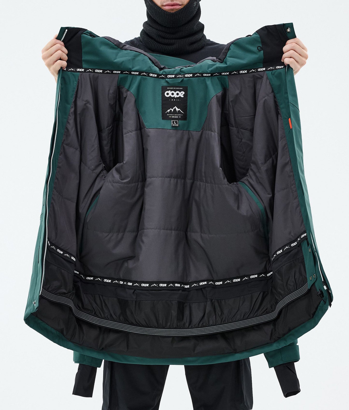 Snowboard Jacket Men Bottle Green