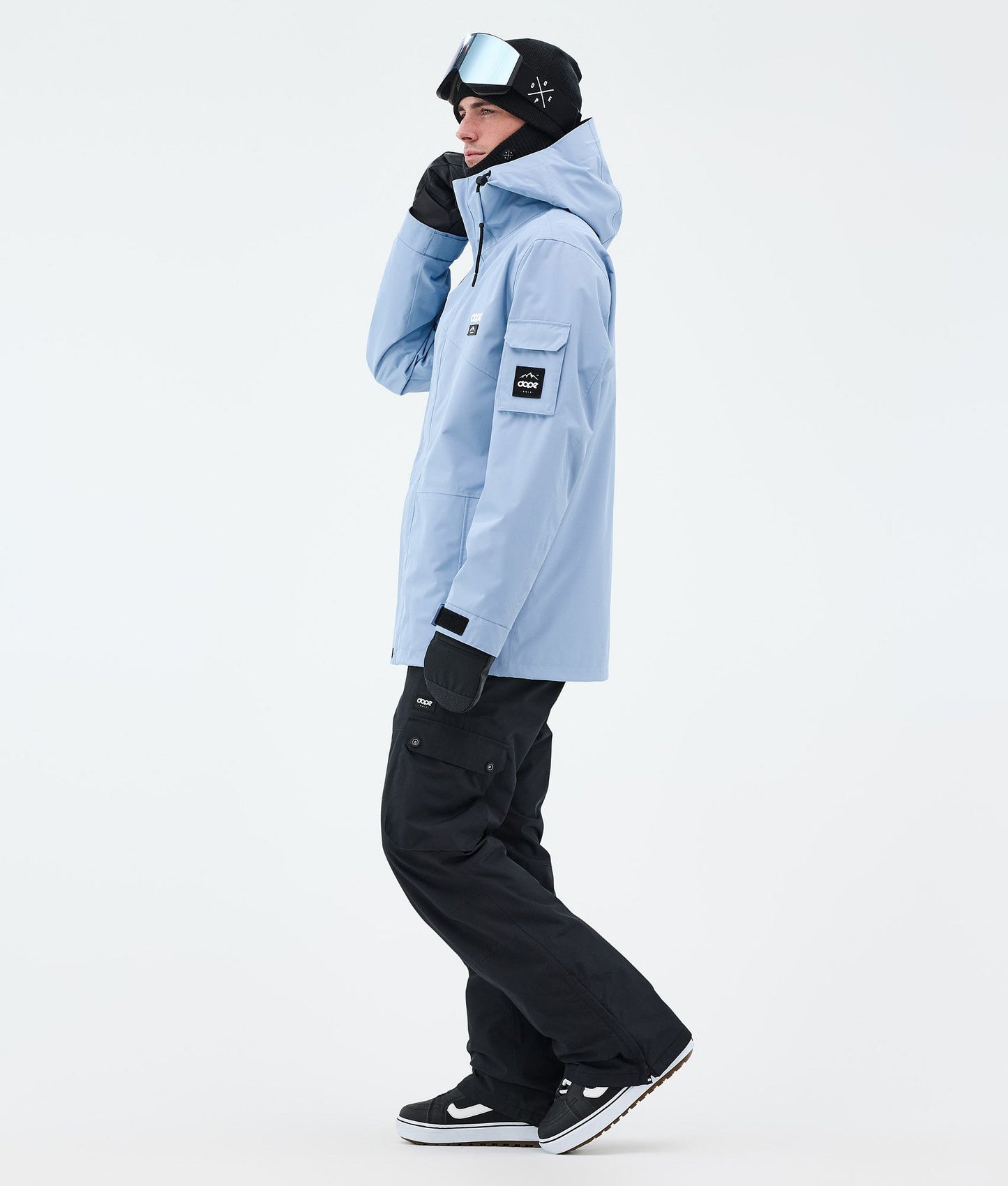 Snowboard Jacket Men Light Blue