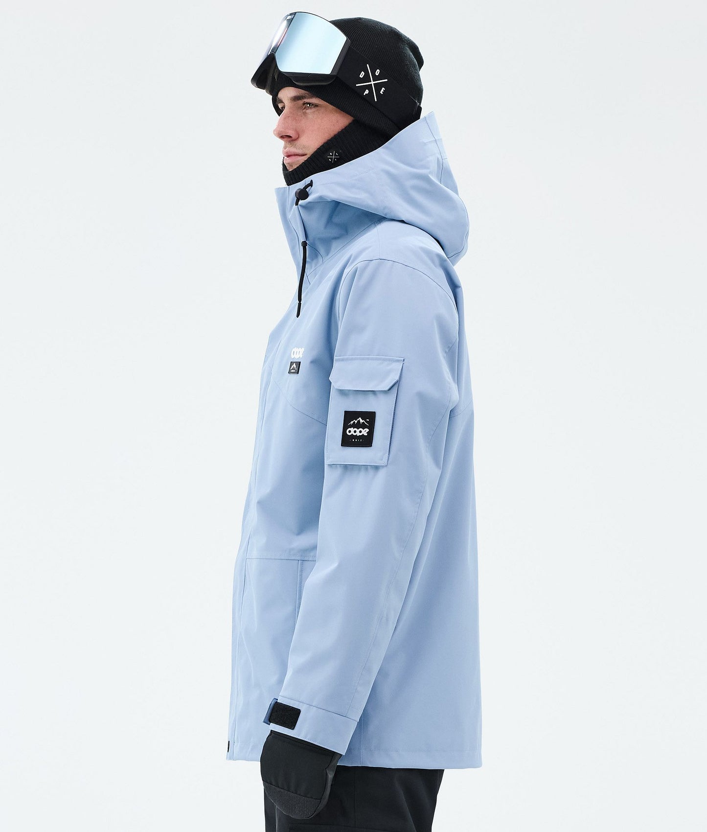 Snowboard Jacket Men Light Blue