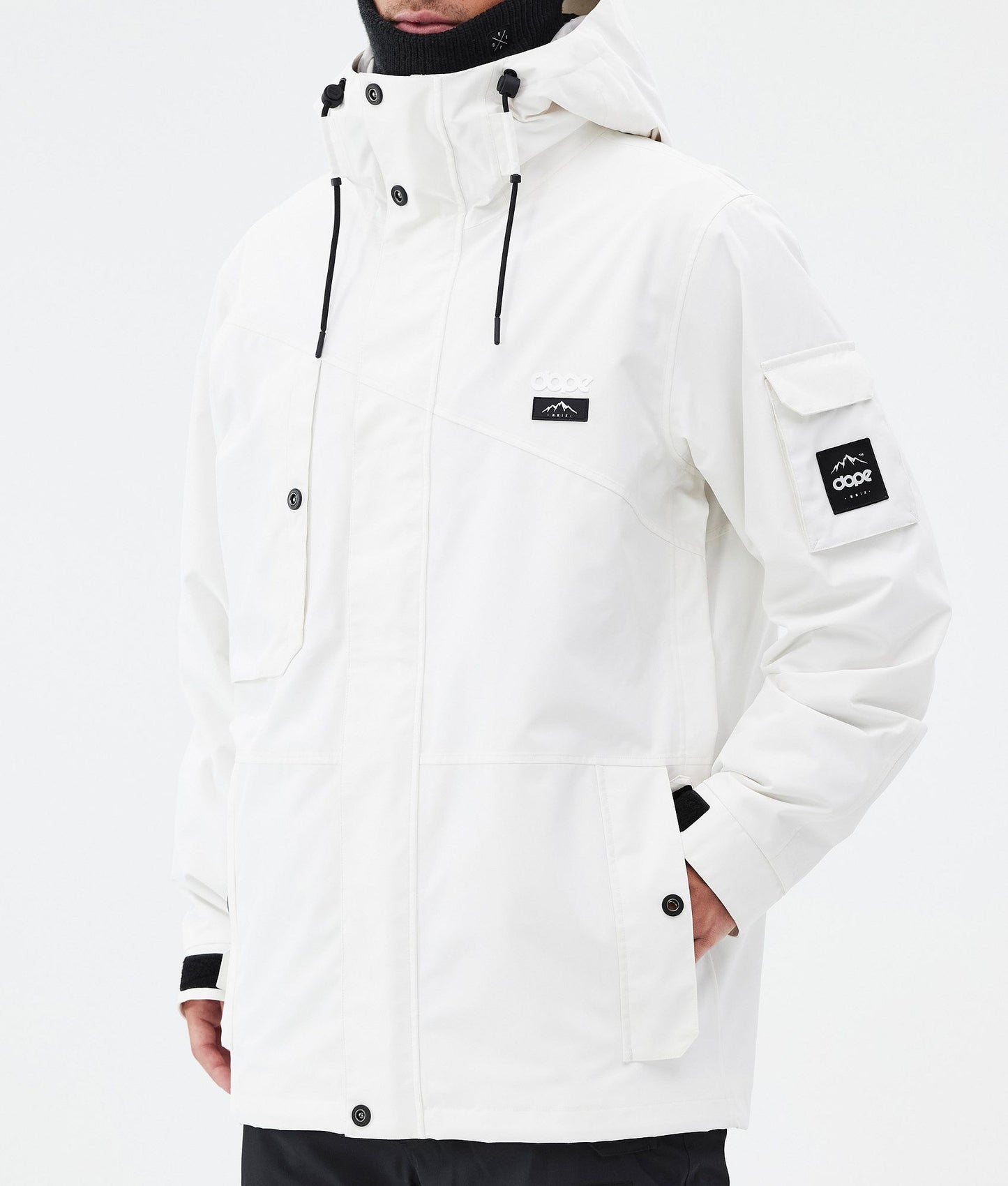 Snowboard Jacket Men Old White