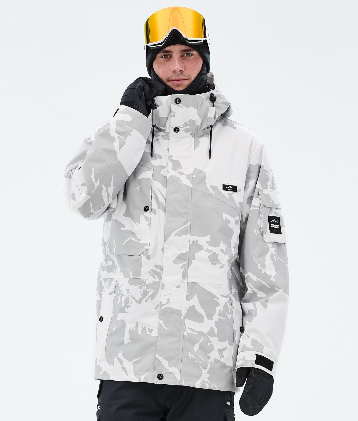 Snowboard Jacket Men Whitish