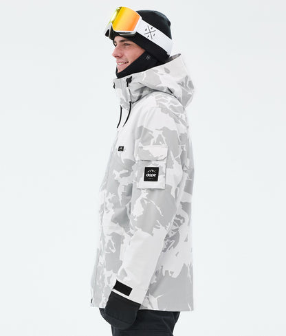 Snowboard Jacket Men Grey Camo