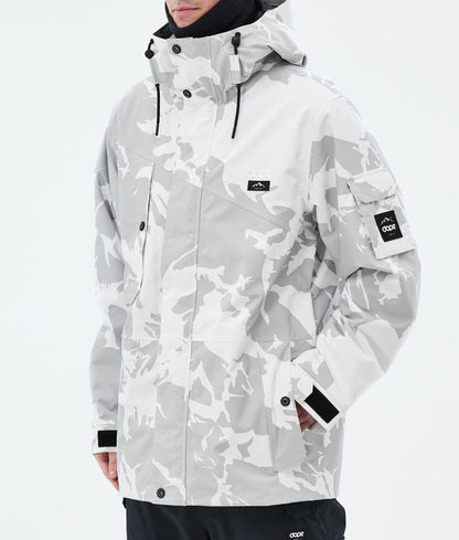 Snowboard Jacket Men Grey Camo