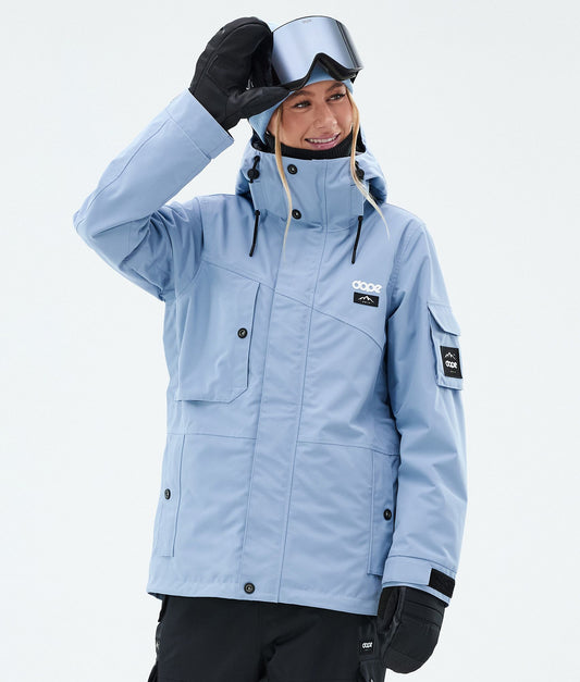 Snowboard Jacket Women Light Blue