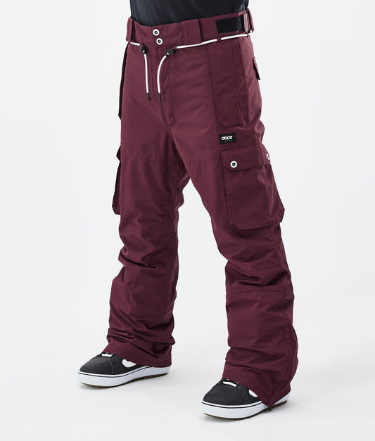 Snowboard Pants Men Burgundy